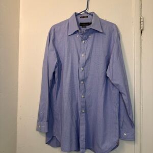 Ralph Lauren Blue Slim Fit Dress Shirt | Classic Ivy League Preppy Aesthetic